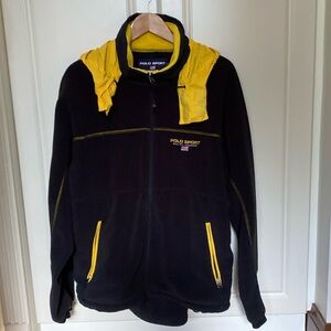 RALPH LAUREN POLO THERMAL PRO FLEECE JACKET SIZE L.